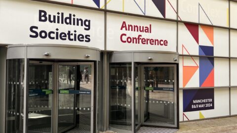 Image of the entrance for the Building Societies Annual Conference 2024